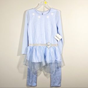 FROZEN girls Sz 8 top and bottom set
